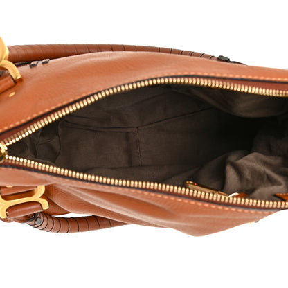 Chloe Calfskin Medium Marcie Satchel Tan 4 of 12