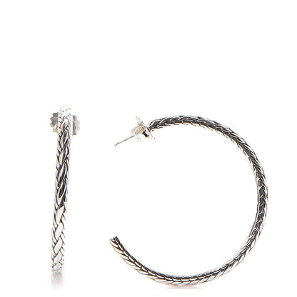 John Hardy Classic Chain Kepang Hoop Earrings 1 of 6