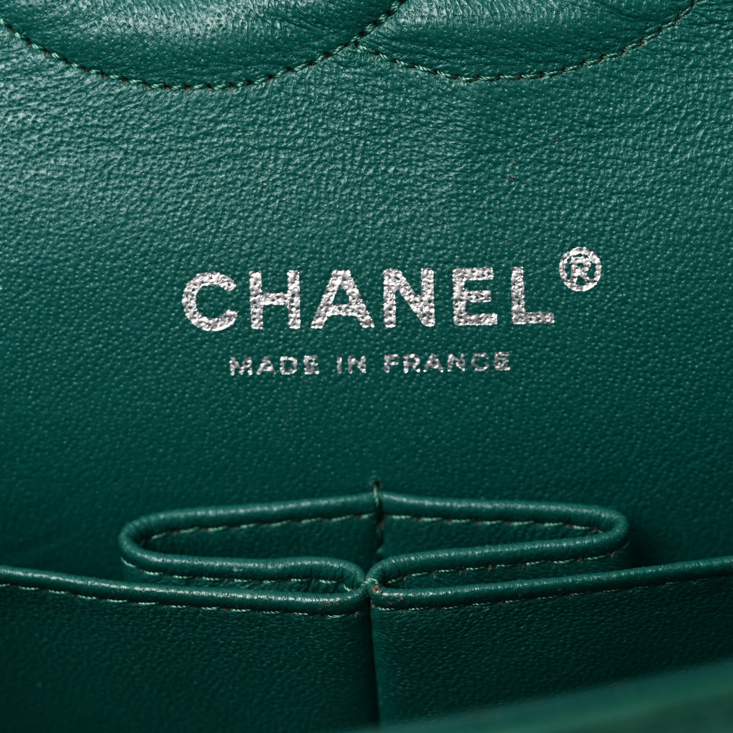 Chanel Tweed Quilted Medium Double Flap Green 6 of 13