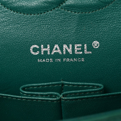 Chanel Tweed Quilted Medium Double Flap Green 6 of 13