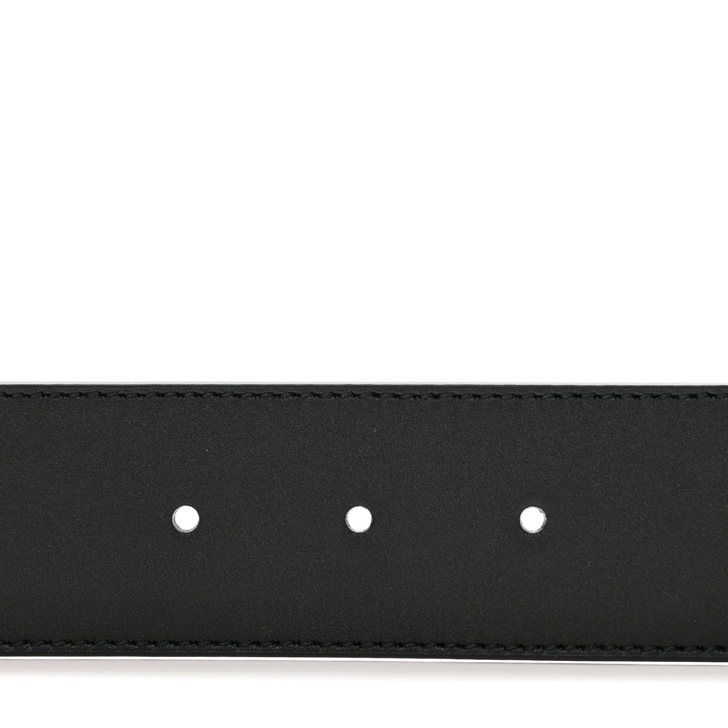 Calfskin Crystal Metal Tiger Head Buckle 30mm Belt 75/30 Black