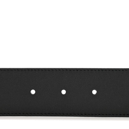 Gucci Calfskin Crystal Metal Tiger Head Buckle 30mm Belt 75/30 Black 5 of 5