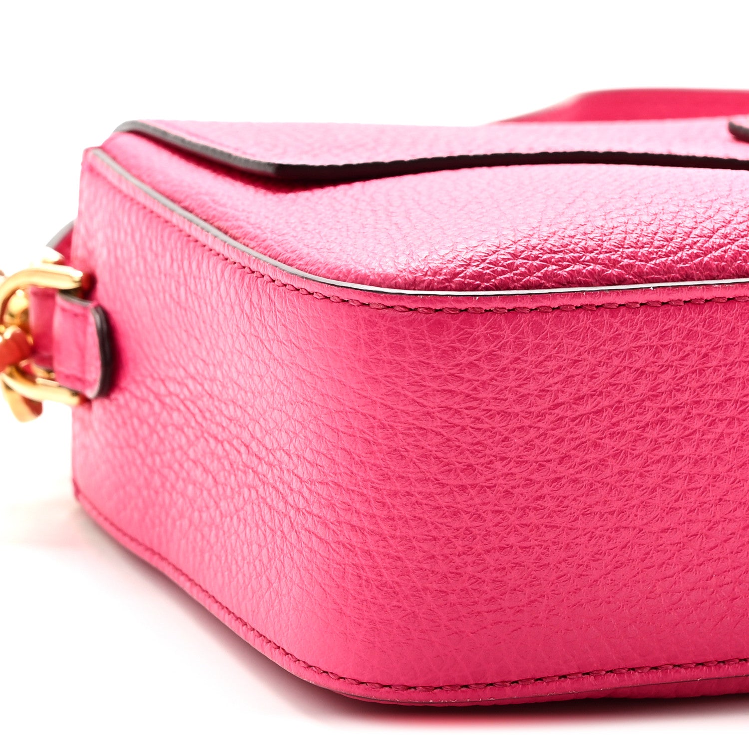 Fendi Cuoio Romano Selleria Baguette Fuxia 8 of 9