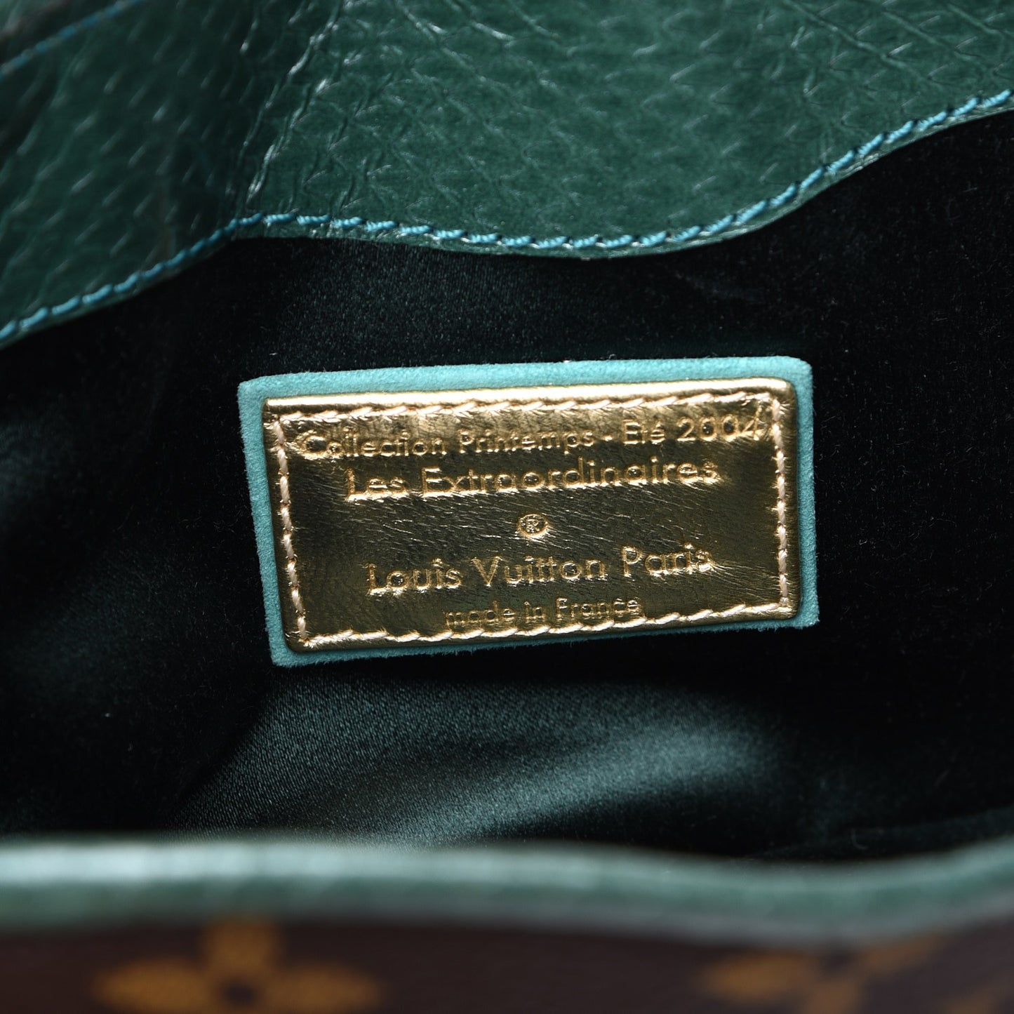 Monogram Python Suede Les Extraordinaires Draped Pochette