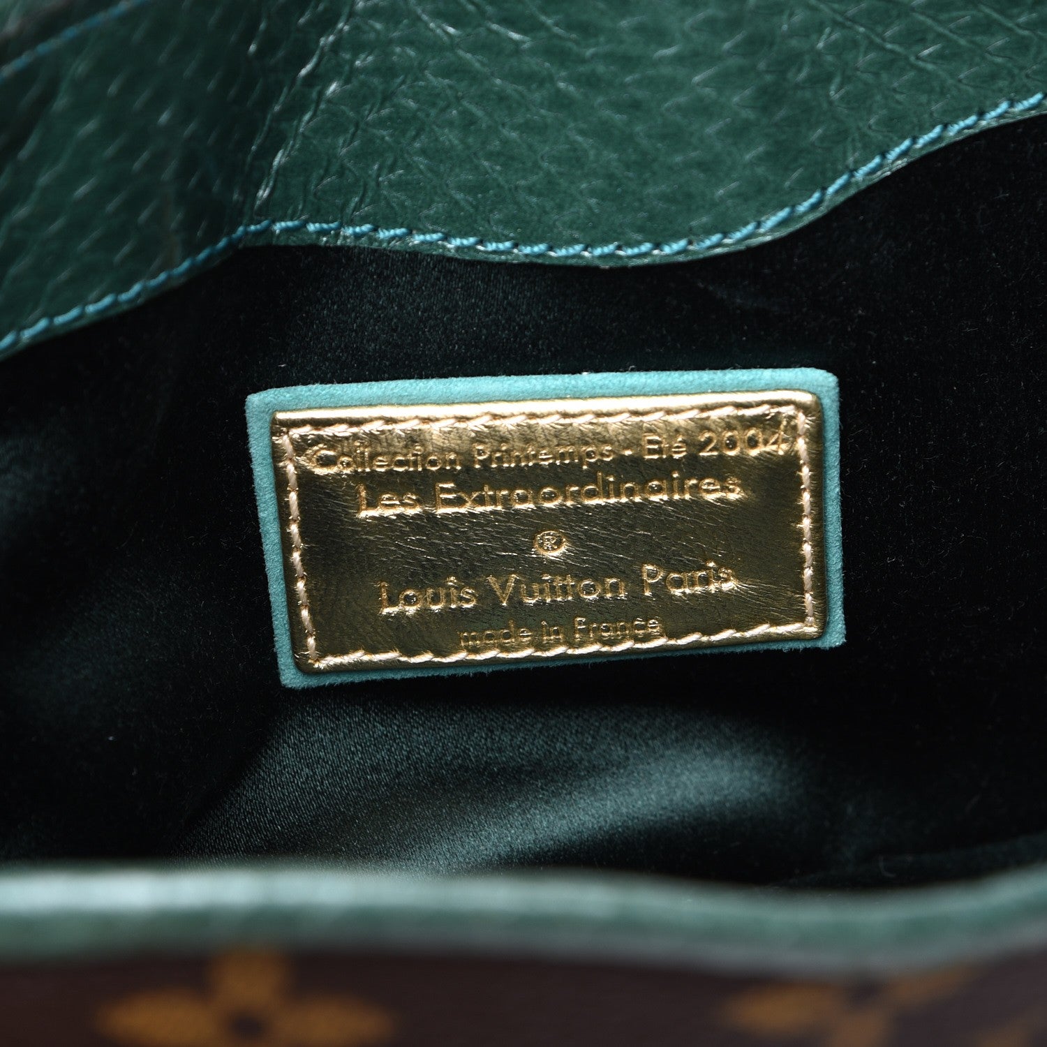 Louis Vuitton Monogram Python Suede Les Extraordinaires Draped Pochette 11 of 11