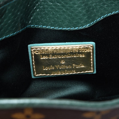 Louis Vuitton Monogram Python Suede Les Extraordinaires Draped Pochette 11 of 11