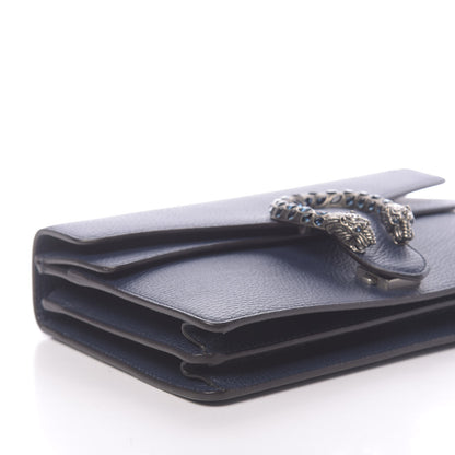 Gucci Dollar Calfskin Crystal Small Dionysus Shoulder Bag Blue Agata Montana Sapphire 8 of 10