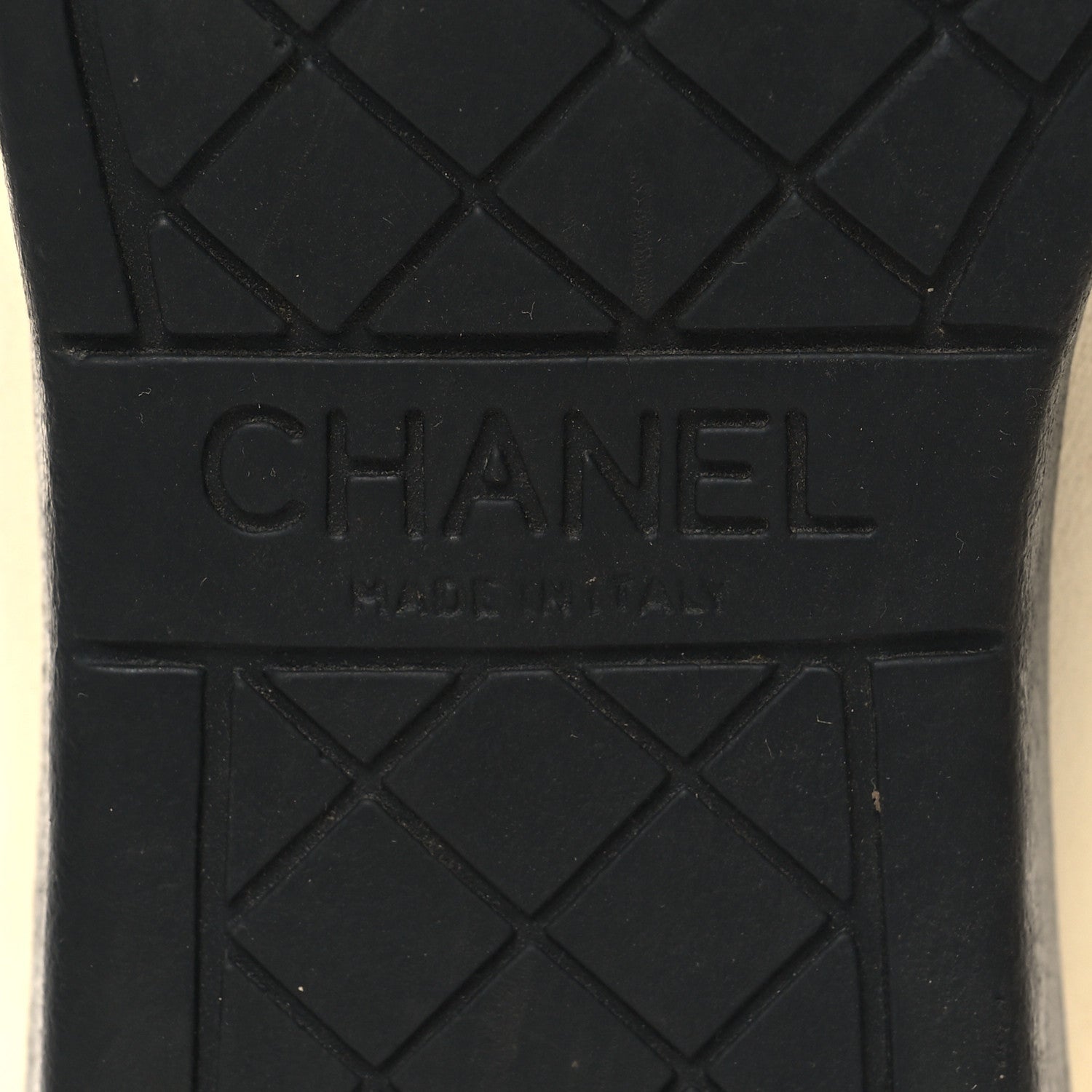 Chanel Lambskin Patent Calfskin CC Sneakers 36.5 White Black 7 of 9