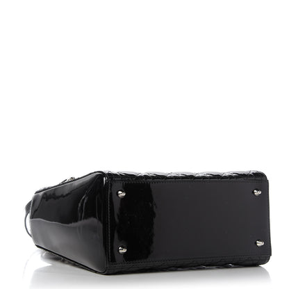 Christian Dior Patent Cannage Medium Lady Dior Black 4 of 10