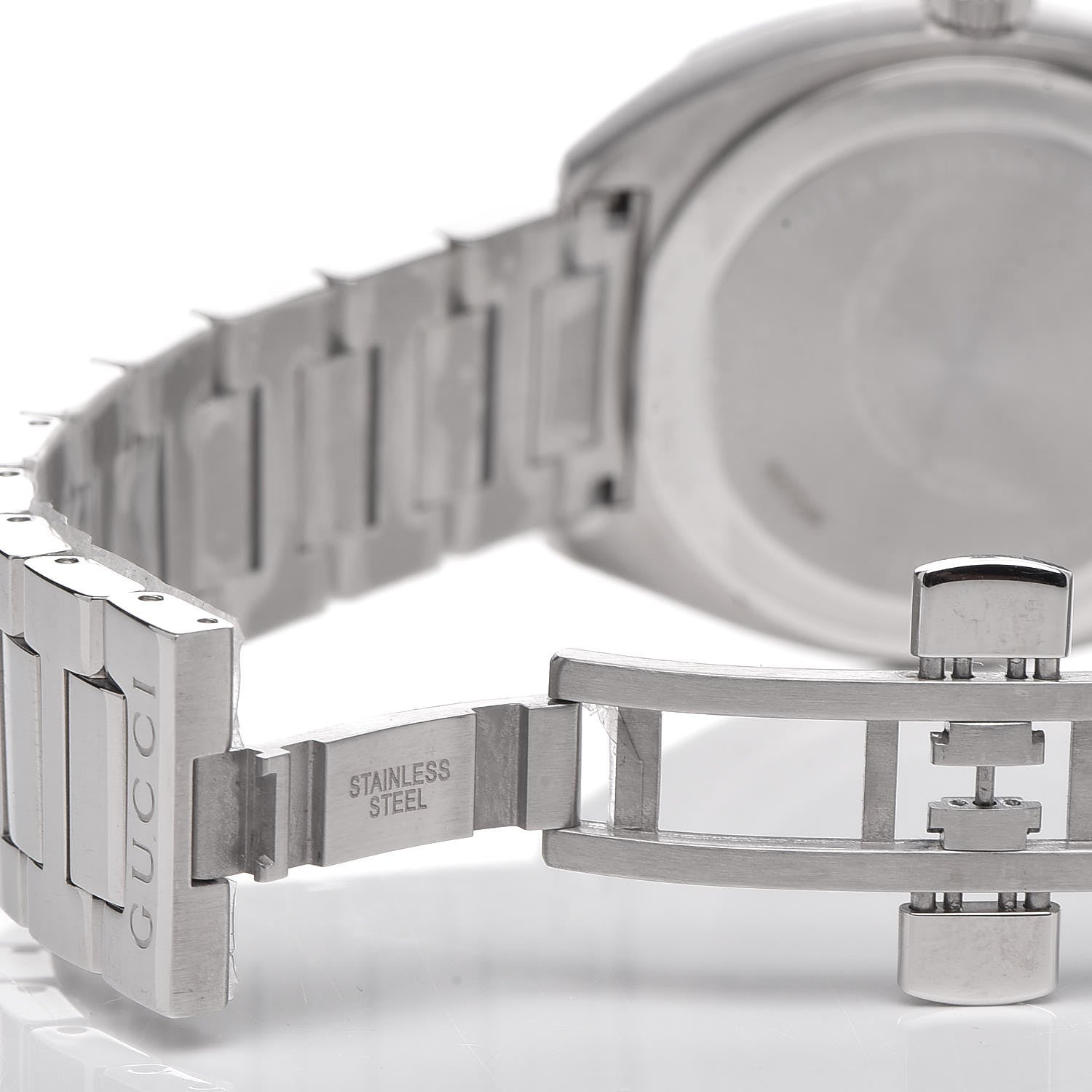 Gucci Stainless Steel Diamond 37mm G-Timeless Quartz Watch White 6 of 9