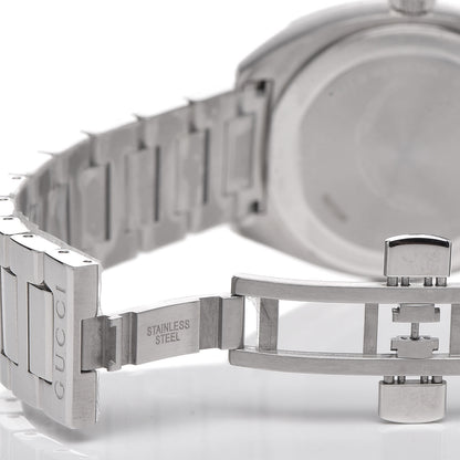 Gucci Stainless Steel Diamond 37mm G-Timeless Quartz Watch White 6 of 9