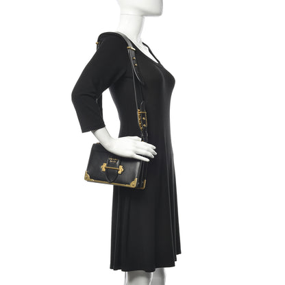 Prada City Calf Saffiano Cahier Bag Black 2 of 9