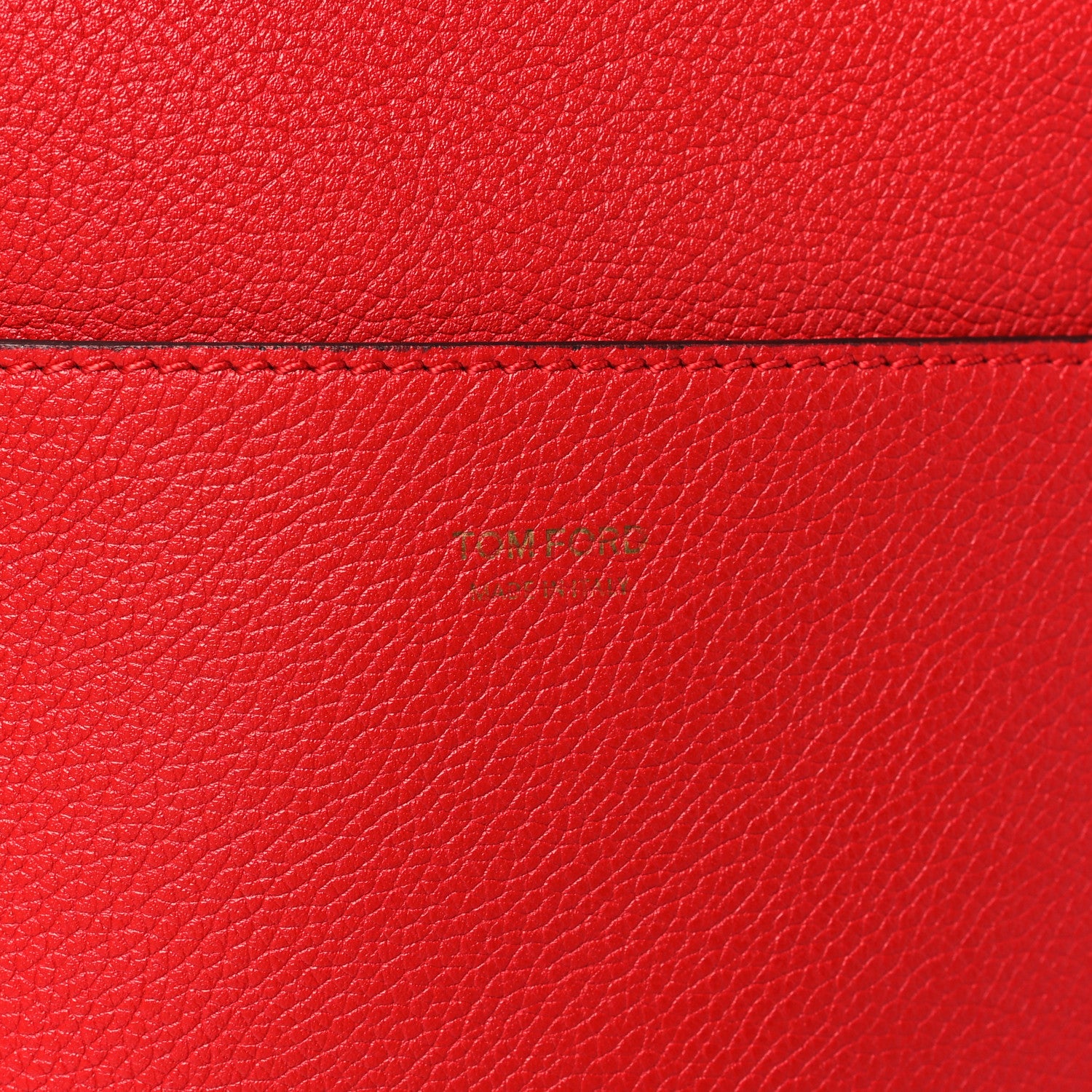 Tom Ford Grained Calfskin Medium Jennifer Crossbody Red 6 of 10