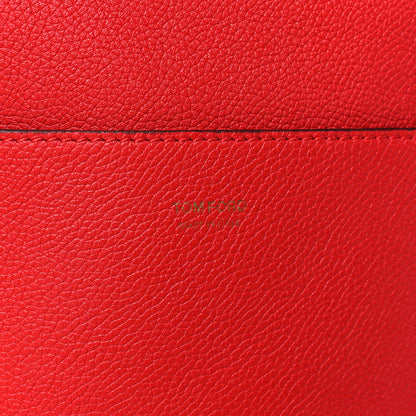 Tom Ford Grained Calfskin Medium Jennifer Crossbody Red 6 of 10