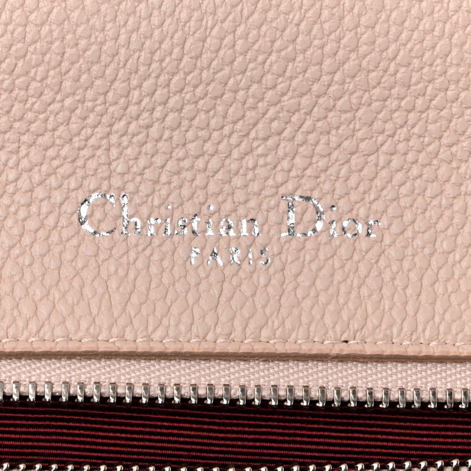 Christian Dior Grained Calfskin Medium Diorama Flap Bag Nude 6 of 11