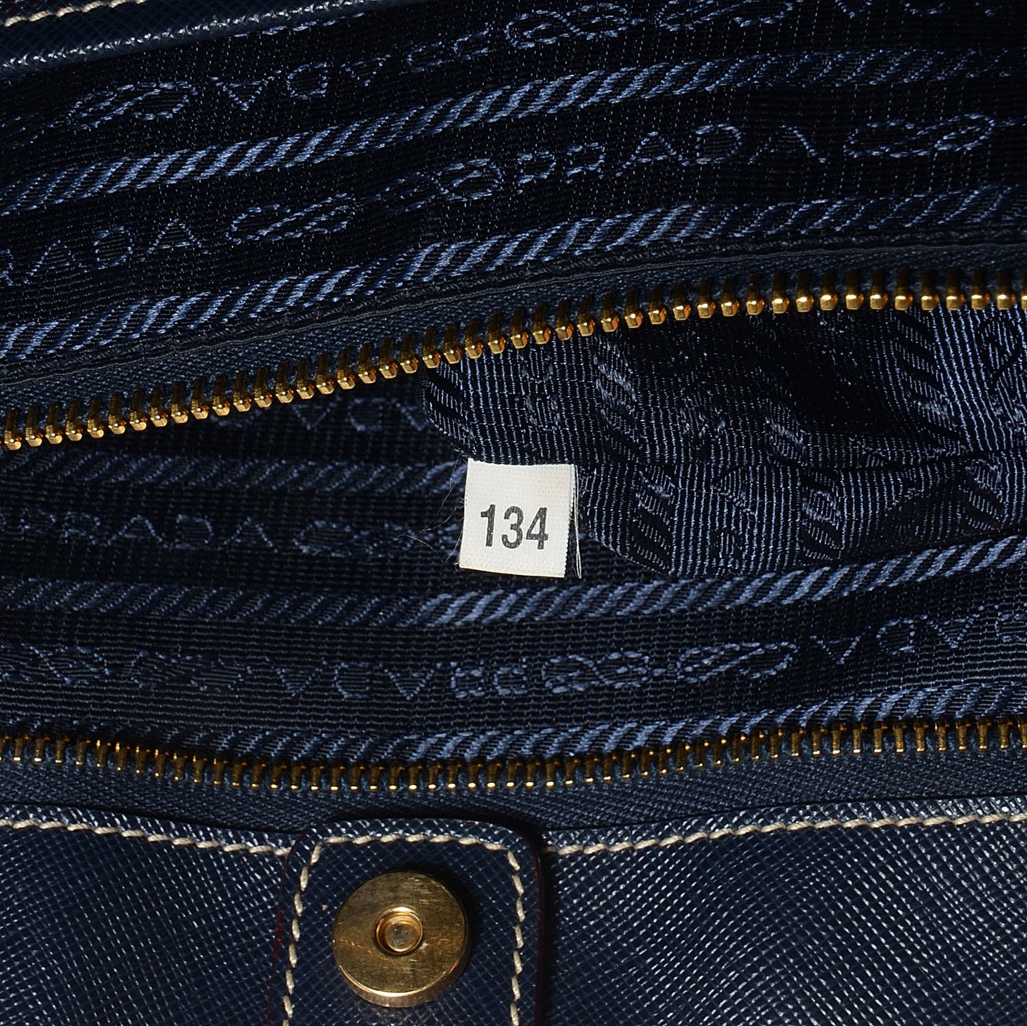 Canapa Saffiano Tote Corda Blue