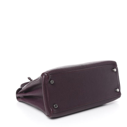 Hermes Chevre Mysore Kelly Retourne 28 Raisin 5 of 12
