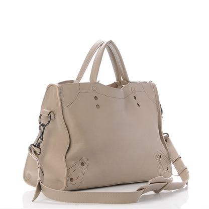 Balenciaga Veau Soyeux Perforated Blackout Hardware City Gris Cendre 4 of 12