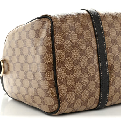 Gucci Crystal Monogram Medium Joy Boston Dark Brown 9 of 10