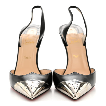 Christian Louboutin Calfskin Calamijane 100 Pumps 37 Black 3 of 11