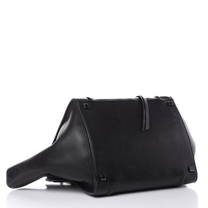 Celine Supple Calfskin Medium Phantom Luggage Black 4 of 16