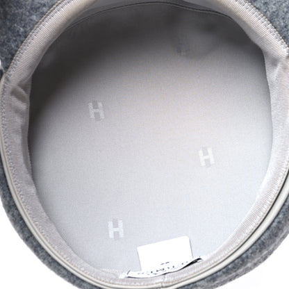 Hermes Cashmere Womens Deauville Cap 58 Lichen 6 of 7