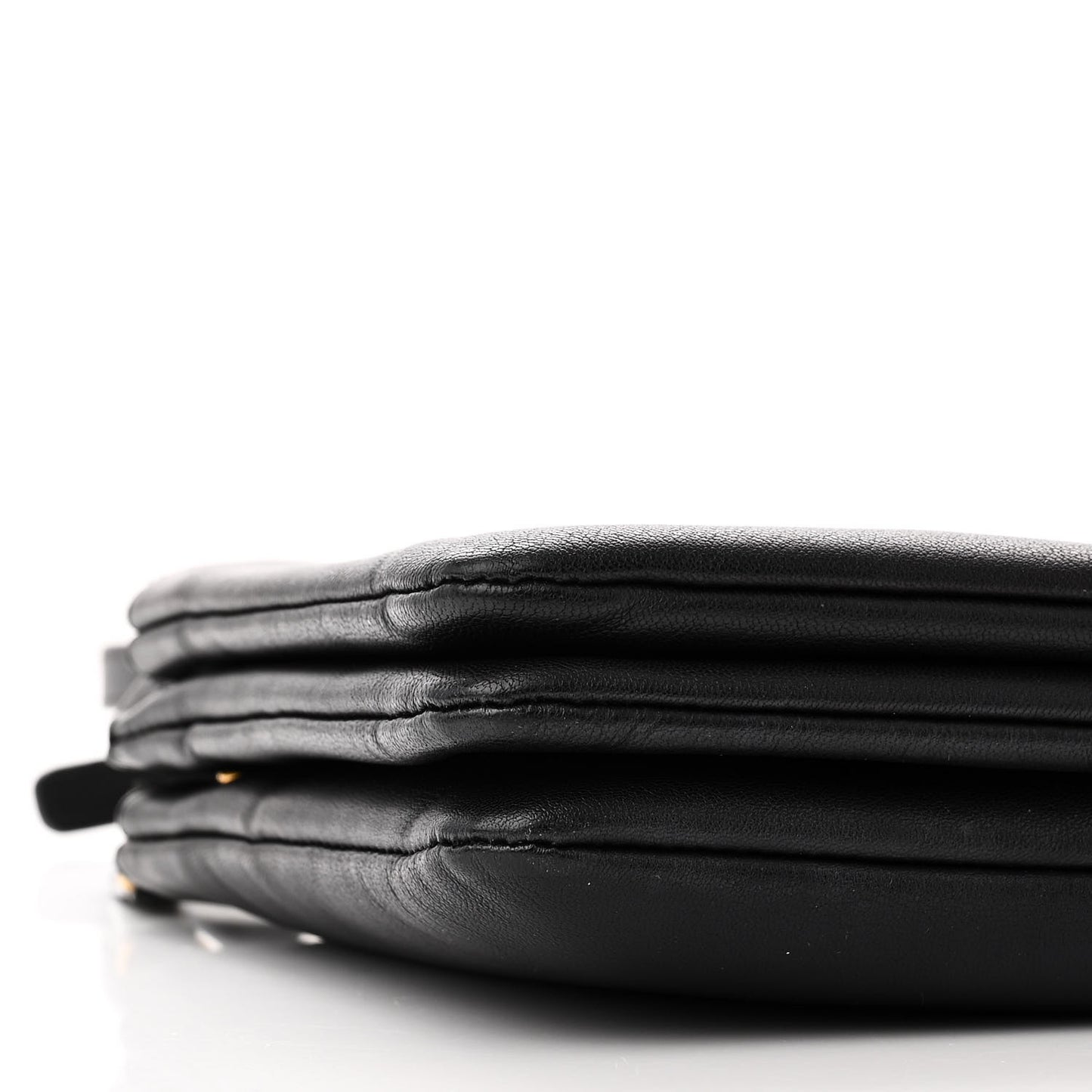Lambskin Small Trio Crossbody Bag Black