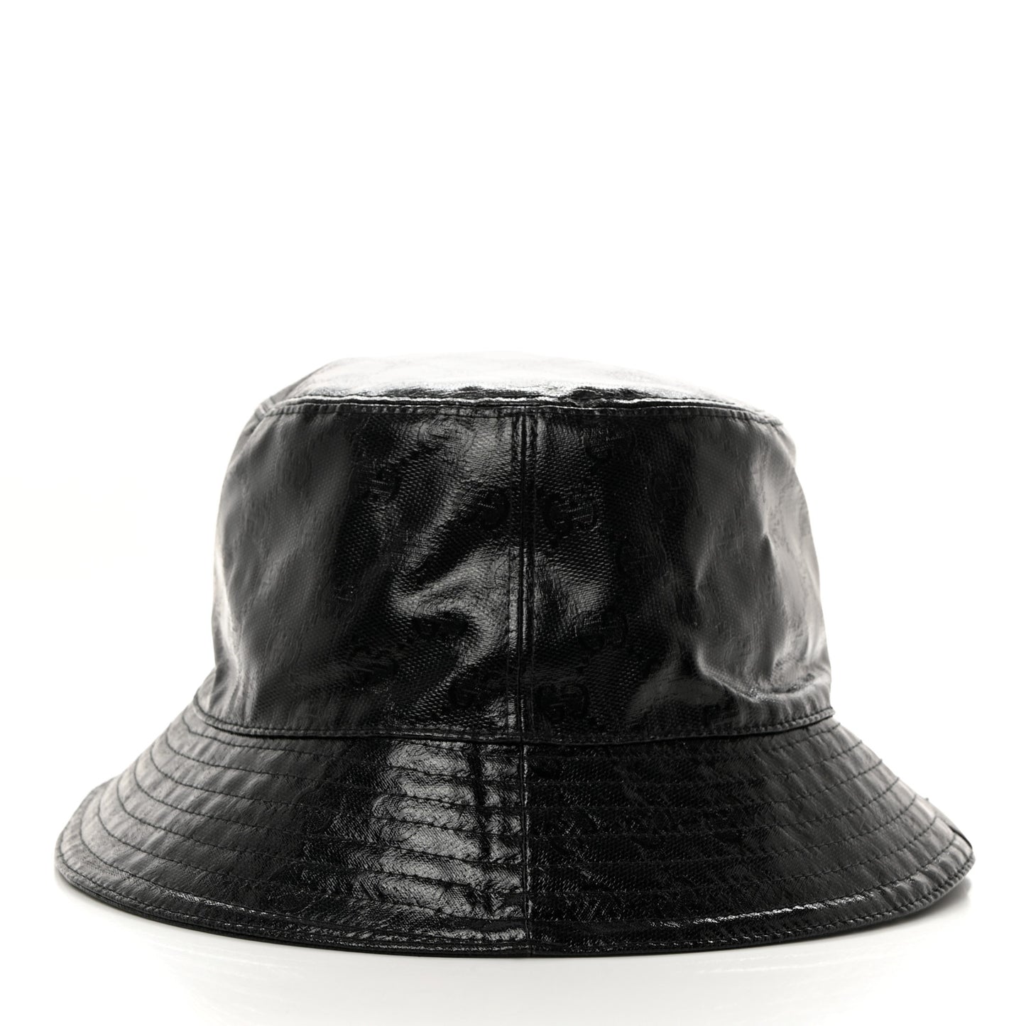 Crystal Monogram Bucket Hat S Black