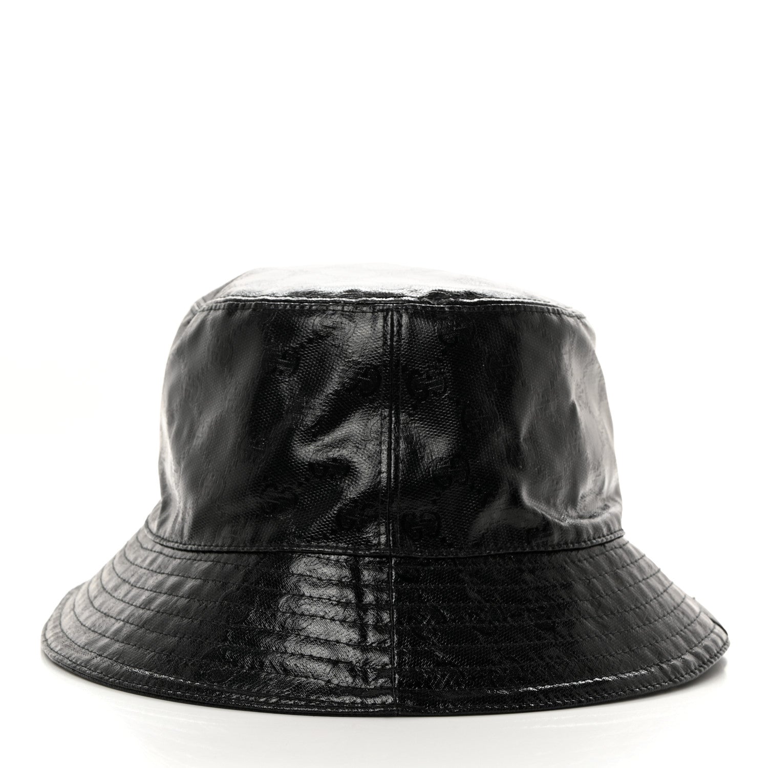 Gucci Crystal Monogram Bucket Hat S Black 3 of 10