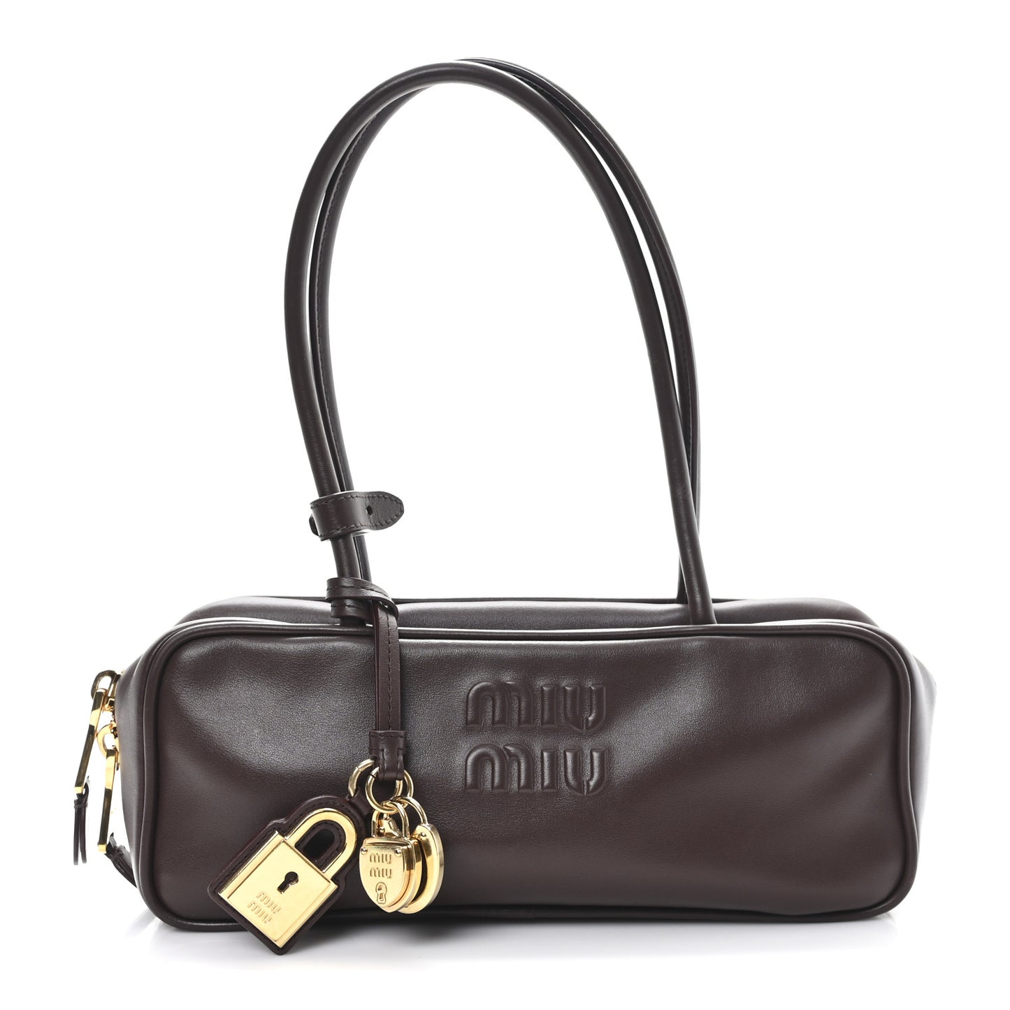Nappa Small Beau Top Handle Bag Briarwood