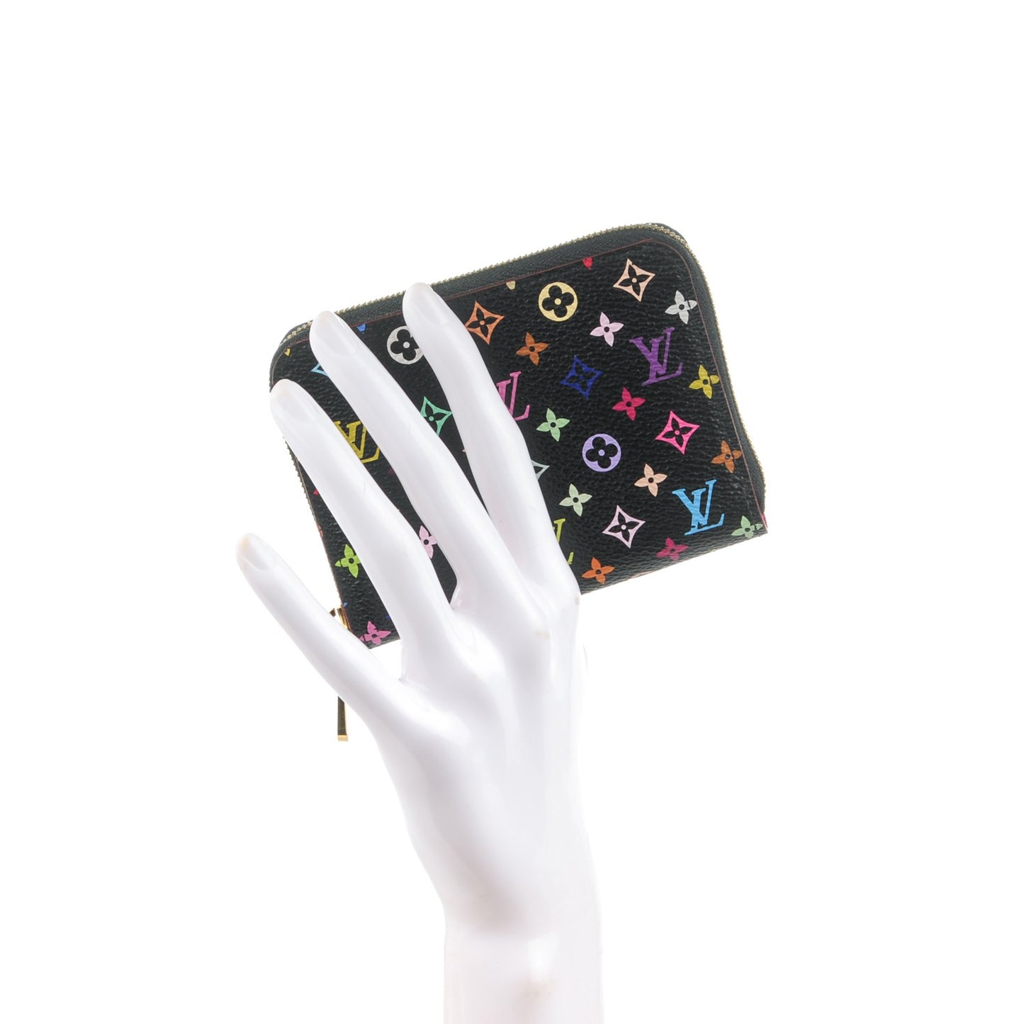 Monogram Multicolor Zippy Coin Purse Black Grenade