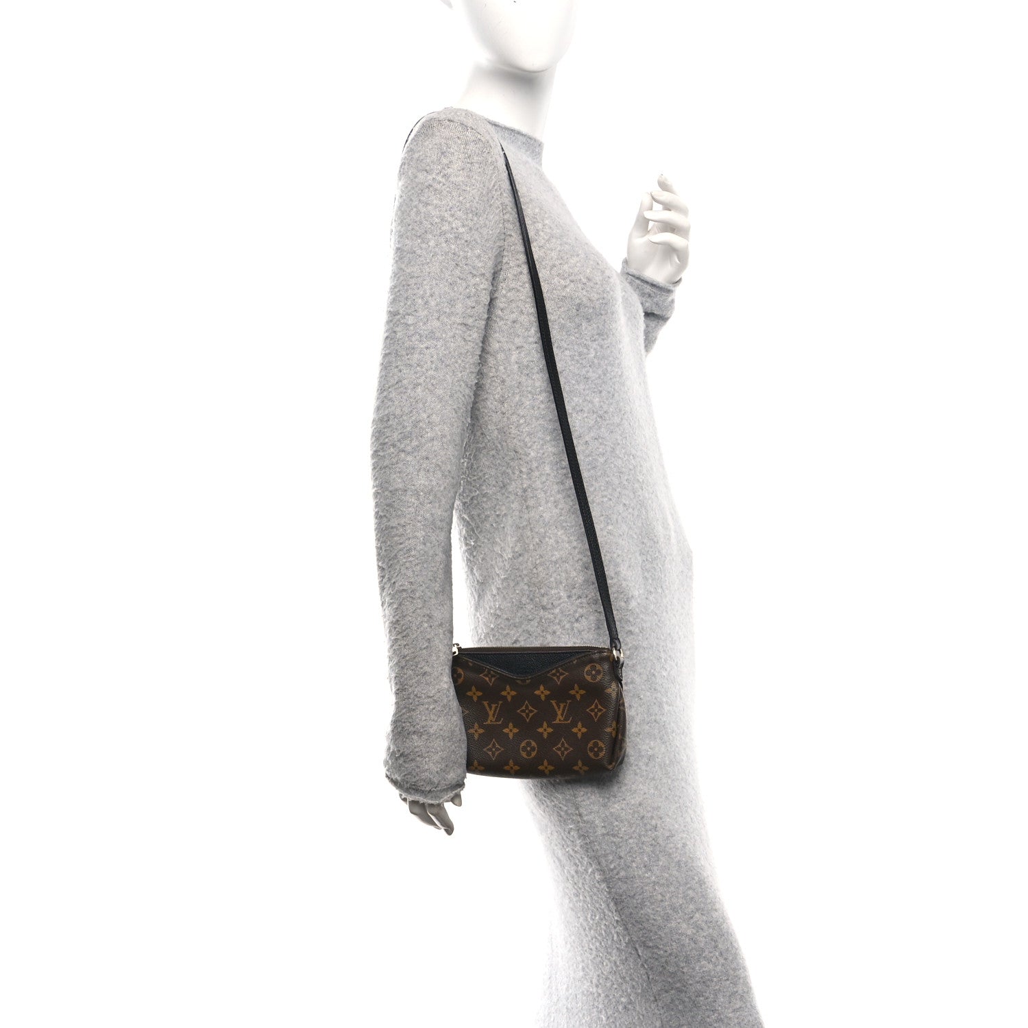 Louis Vuitton Monogram Pallas Crossbody Black 2 of 11