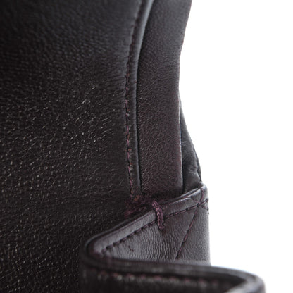 Chanel Lambskin Quilted Maxi Double Flap Purple 10 of 14