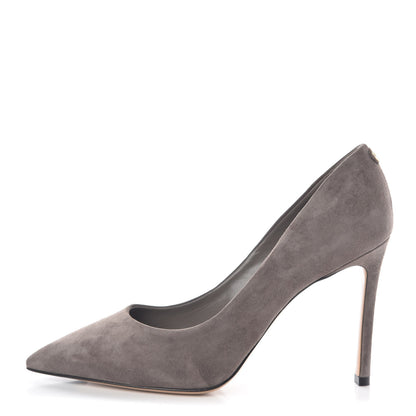 Louis Vuitton Rendez Vous Suede Pumps 39.5 Grey 1 of 7