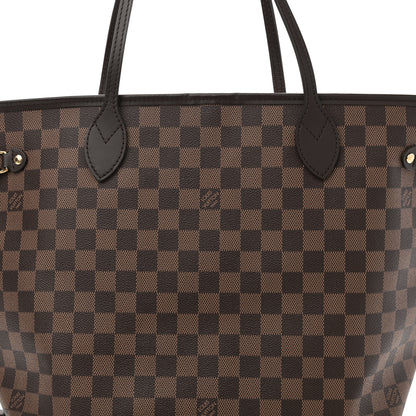 Louis Vuitton Damier Ebene Neo Neverfull MM Rose Ballerine 8 of 10