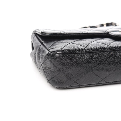 Chanel Caviar Quilted East West Flap Black 9 of 11