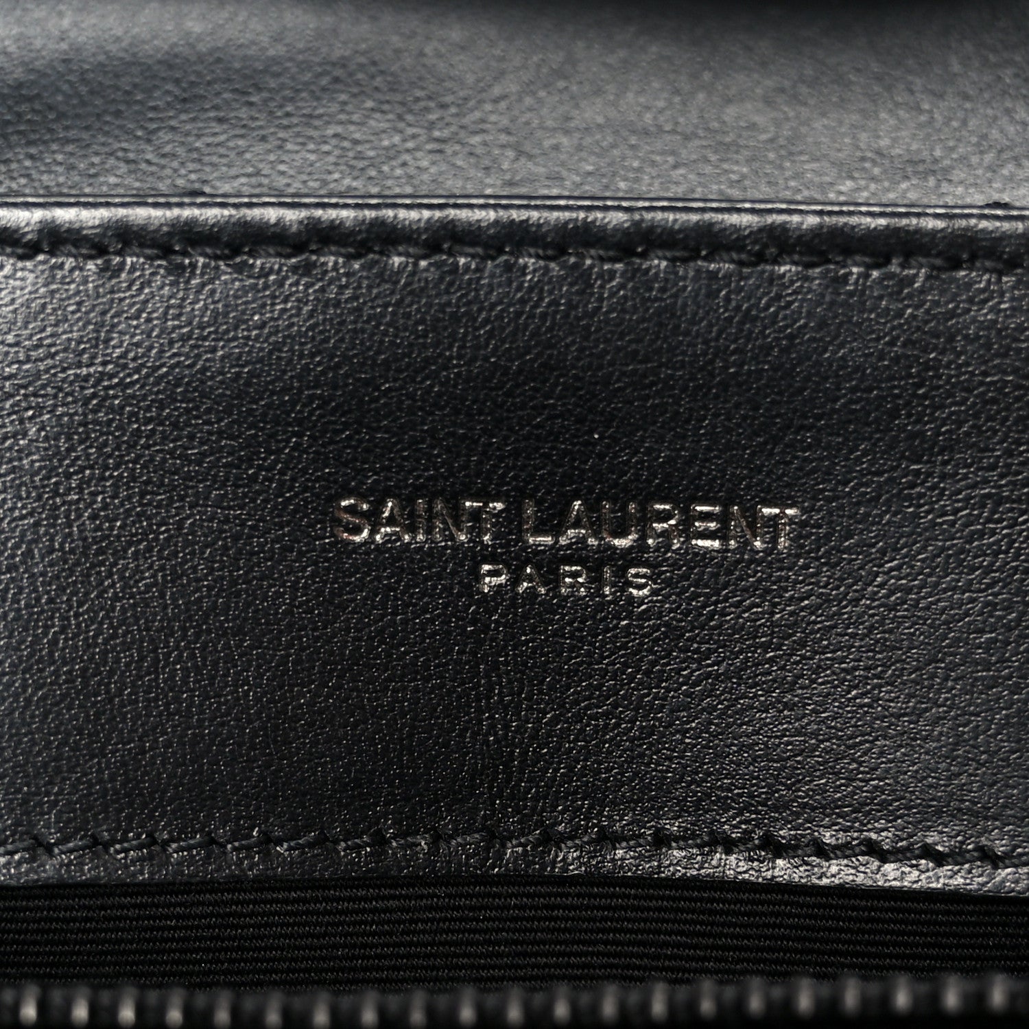 Saint Laurent Calfskin Y Quilted Monogram Monochrome Small Loulou Chain Satchel Black 6 of 11