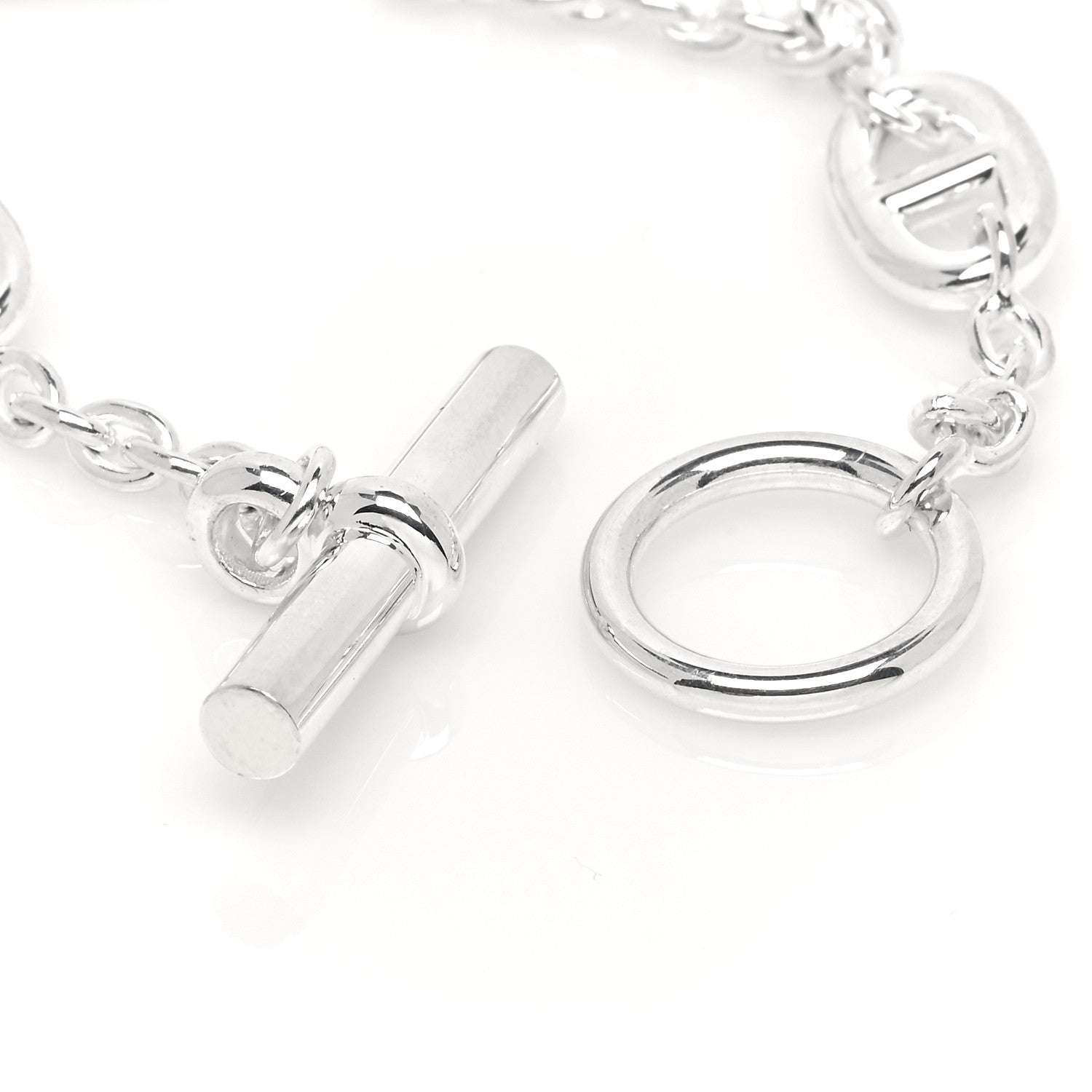 Hermes Sterling Silver Farandole Bracelet ST 4 of 6
