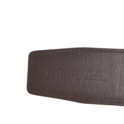 Hermes Box Chamonix 42mm Constance Belt 85 Black Chocolate 7 of 12
