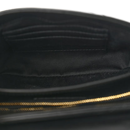 Saint Laurent Calfskin Y Quilted Monogram Toy Loulou Crossbody Bag Black 5 of 12