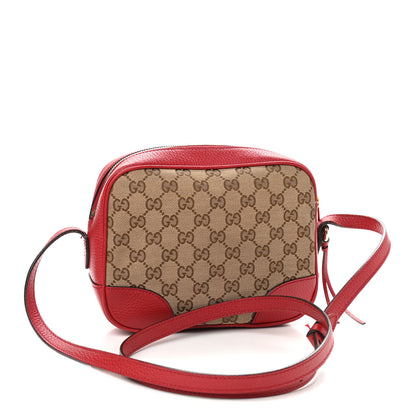 Gucci Monogram Mini Bree Messenger Bag Red 3 of 12
