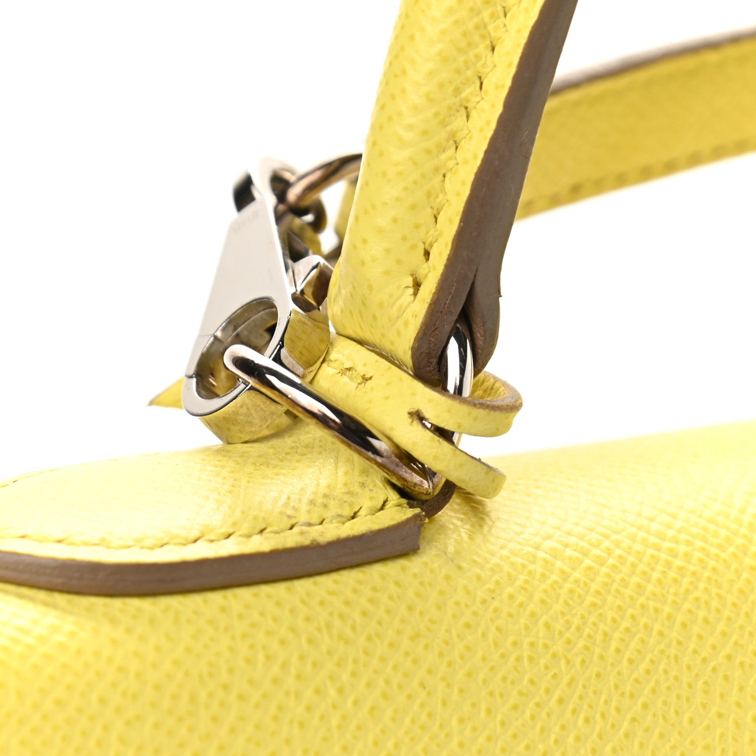 Hermes Epsom Kelly Sellier 35 Lime 14 of 16