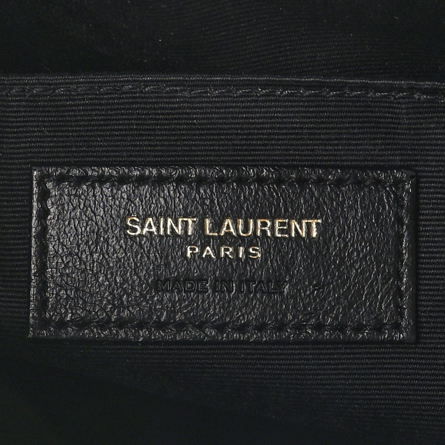 Saint Laurent Calfskin Matelasse Monogram Lou Camera Bag Black 5 of 9