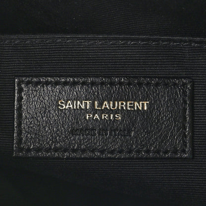 Saint Laurent Calfskin Matelasse Monogram Lou Camera Bag Black 5 of 9