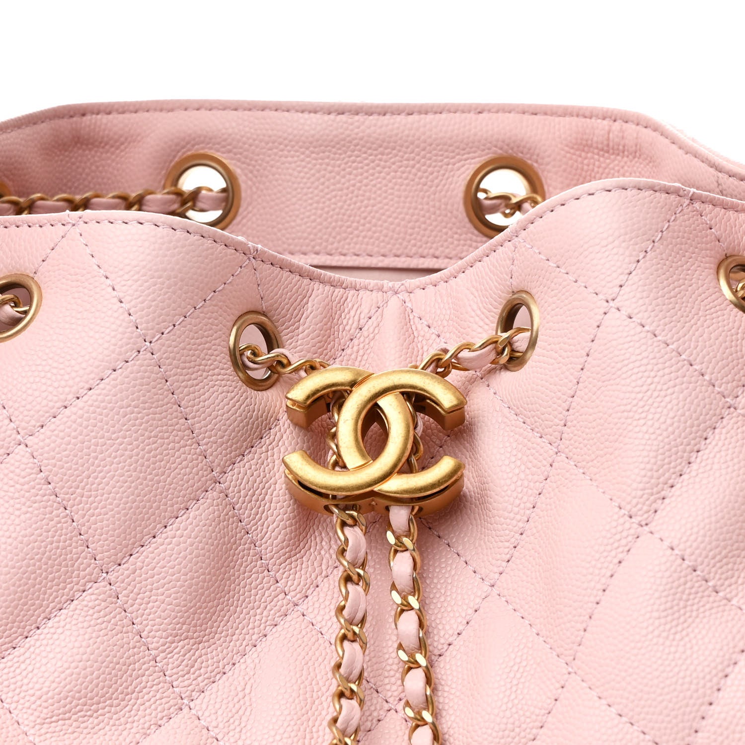 Chanel Caviar Quilted Medium Chanel 25 Handbag Light Pink 10 of 13