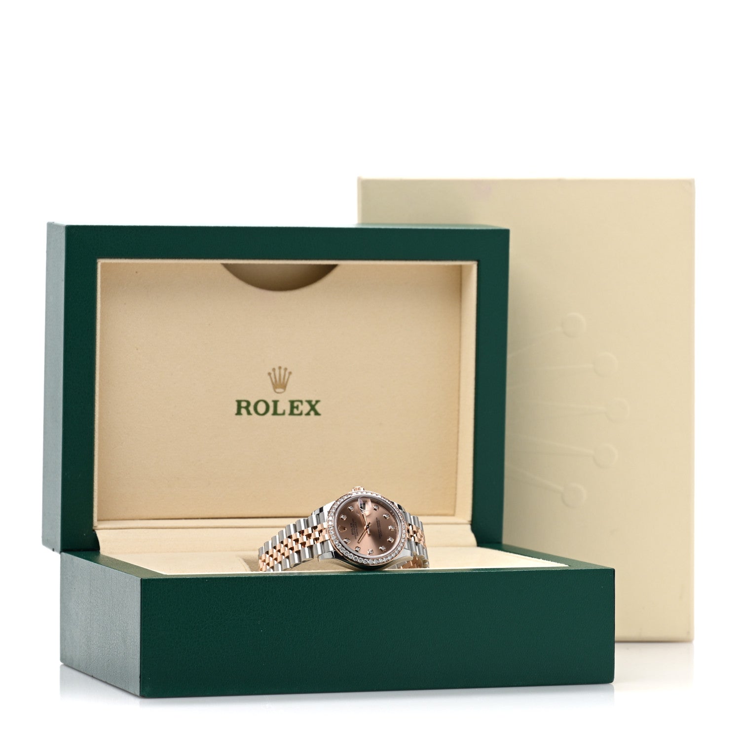 Rolex Stainless Steel 18K Everose Gold Diamond 31mm Oyster Perpetual Datejust Watch Pink 278381RBR 5 of 5