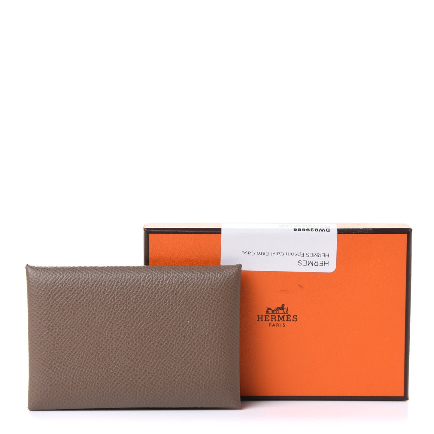 Epsom Calvi Card Case Etoupe