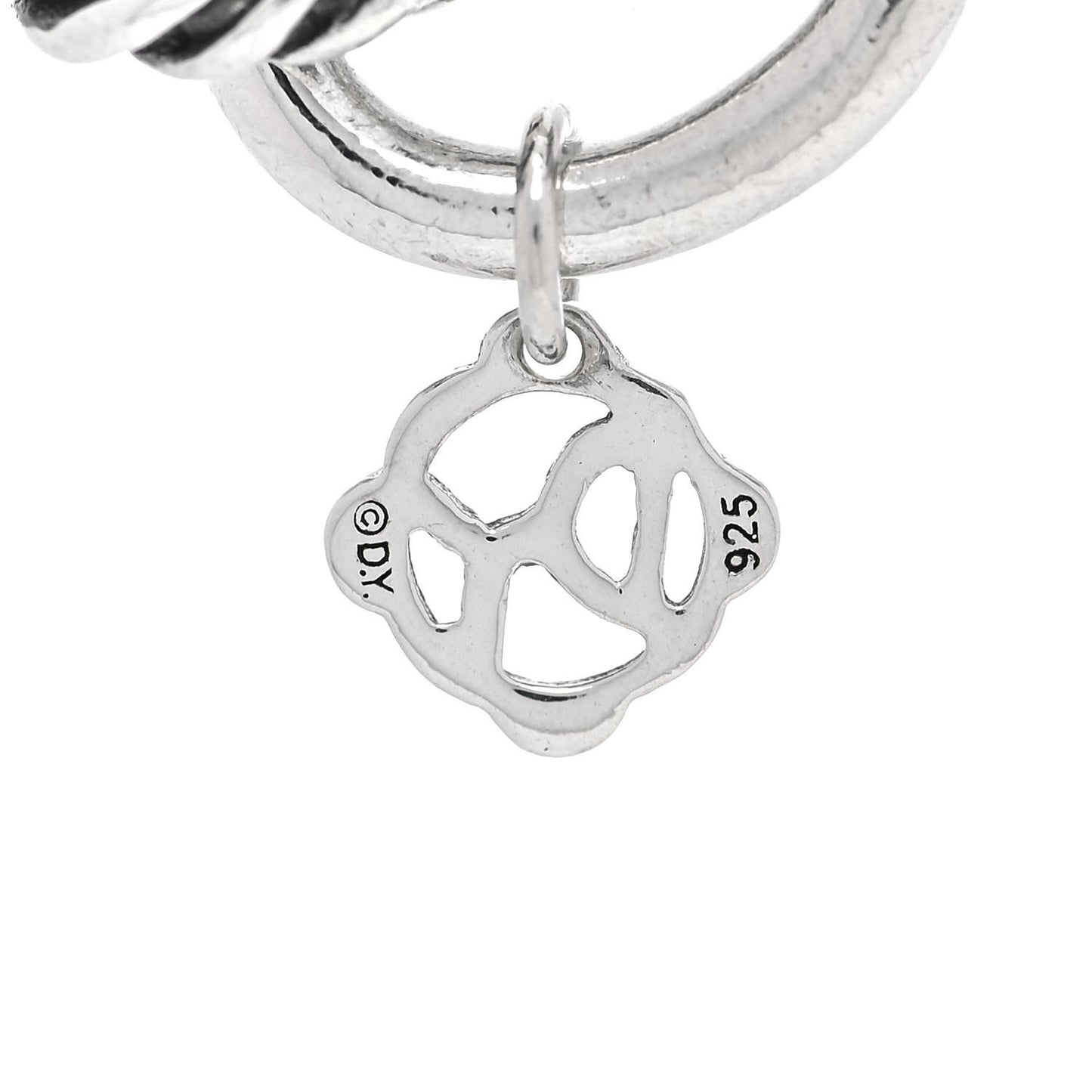 Sterling Silver Ceramic 13mm Large Oval Link Bracelet Black