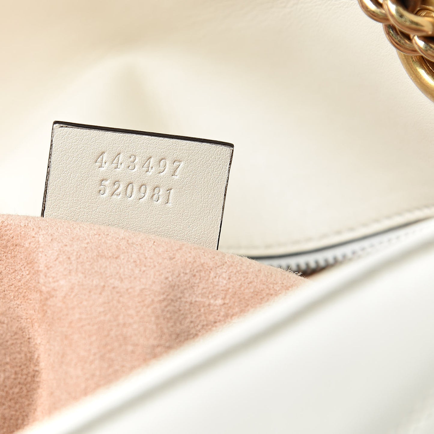 Calfskin Matelasse Small GG Marmont Shoulder Bag White