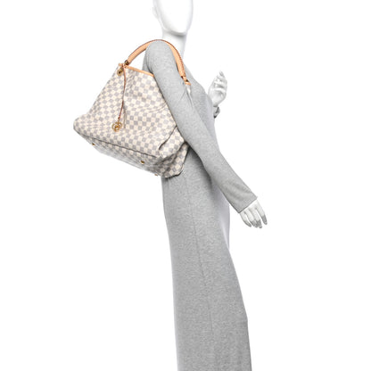 Louis Vuitton Damier Azur Artsy MM 2 of 12